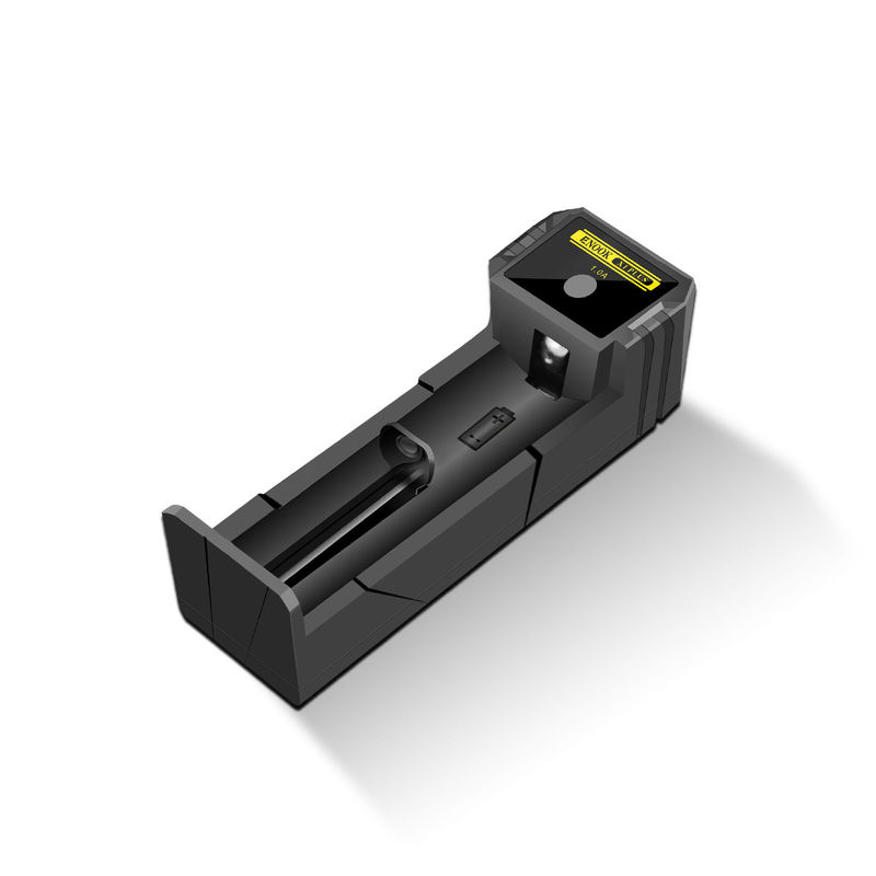 Máy sạc pin Lithium Ion đơn khe 1.0A Hiện tại USB 18650 Sạc pin nhanh