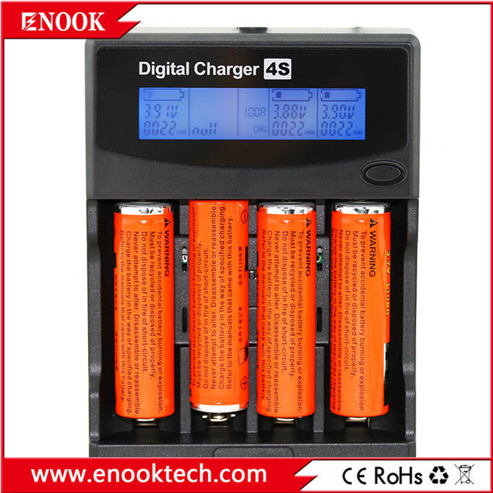 Smart 4 khe AA AAA Bộ sạc pin DC3.6V / 3.7V Bộ sạc pin sạc lại