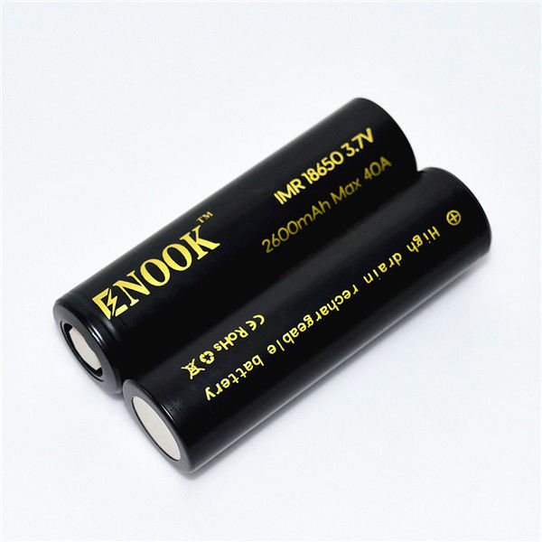 Enook tốc độ xả cao 18650 pin cầu Enook 18650 2600mAh 40A 18650 pin lithium ion