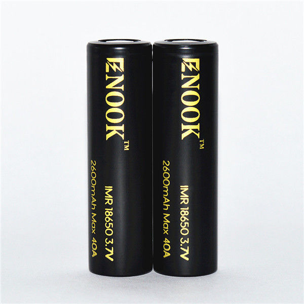 Enook tốc độ xả cao 18650 pin cầu Enook 18650 2600mAh 40A 18650 pin lithium ion