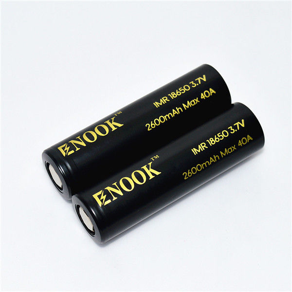 Enook tốc độ xả cao 18650 pin cầu Enook 18650 2600mAh 40A 18650 pin lithium ion
