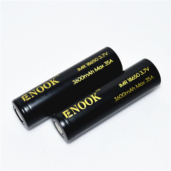 Tốc độ xả cao 3600mAh Max 35A 18650 pin sạc lại 3.7V Lithium ion pin