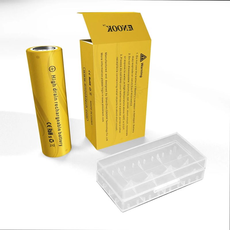 Doublepow Giá bán buôn 18650 3.7V 2200mah pin sạc 40A 3.7V mod 18650 pin Li-ion màu vàng