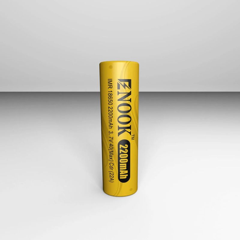 Doublepow Giá bán buôn 18650 3.7V 2200mah pin sạc 40A 3.7V mod 18650 pin Li-ion màu vàng