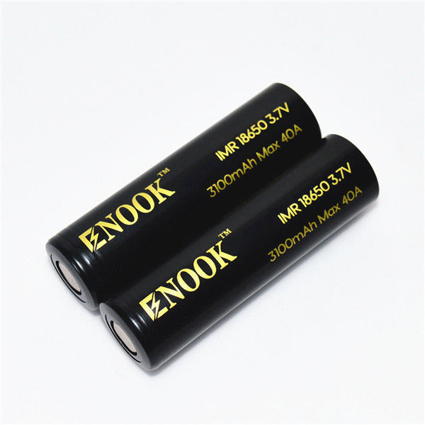 3100mAh 3.7V 18650 Button Top Li Ion pin 40A pin sạc cao