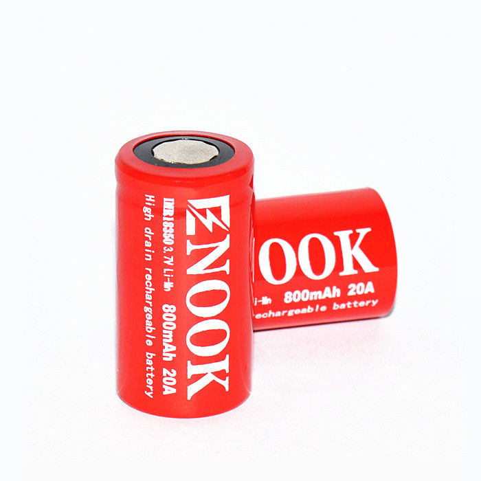 Ứng dụng sạc IMR pin Li-ion 800mAh 20amp 18350 pin Li Mn cho đèn pin