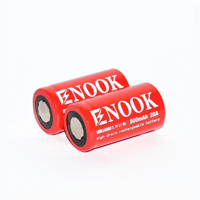 Ứng dụng sạc IMR pin Li-ion 800mAh 20amp 18350 pin Li Mn cho đèn pin