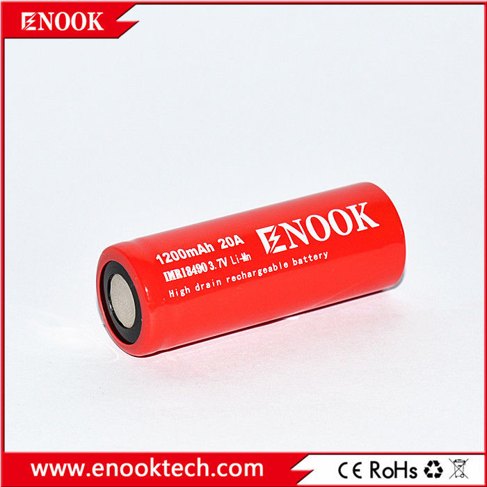 18490 Phòng pin lithium ion xi lanh 1200mAh 3.7V 20A Cho xe đạp điện