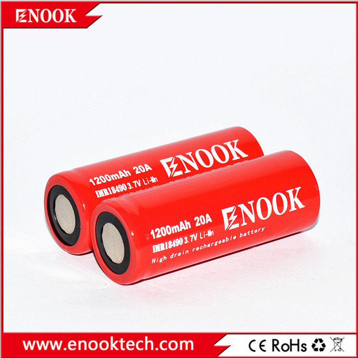 18490 Phòng pin lithium ion xi lanh 1200mAh 3.7V 20A Cho xe đạp điện