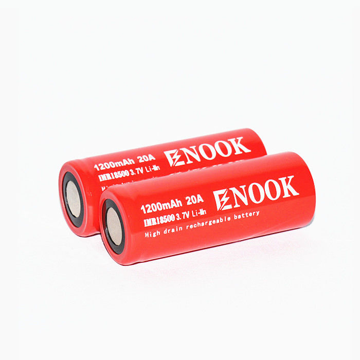 Enook 1200mAh 20A pin lithium ion 3.7V 18500 pin Li ion sạc