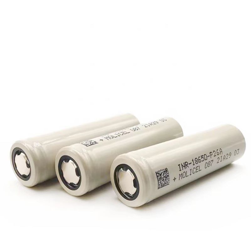 Sản phẩm bán buôn pin hiệu suất cao 3.7v I Molicel 3.7v 2600mah 18650 P26A Pin sạc cho thiết bị điện tử tiêu dùng