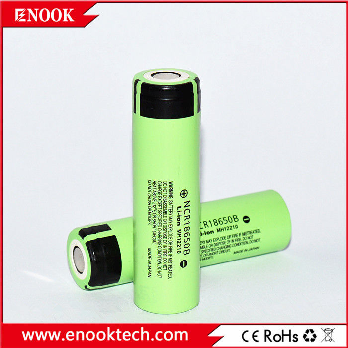 Hiệu suất lưu trữ tuyệt vời Pin Li-ion NCR18650B pin lithium 3400mah cho 18650B với 3,7v cho bộ pin