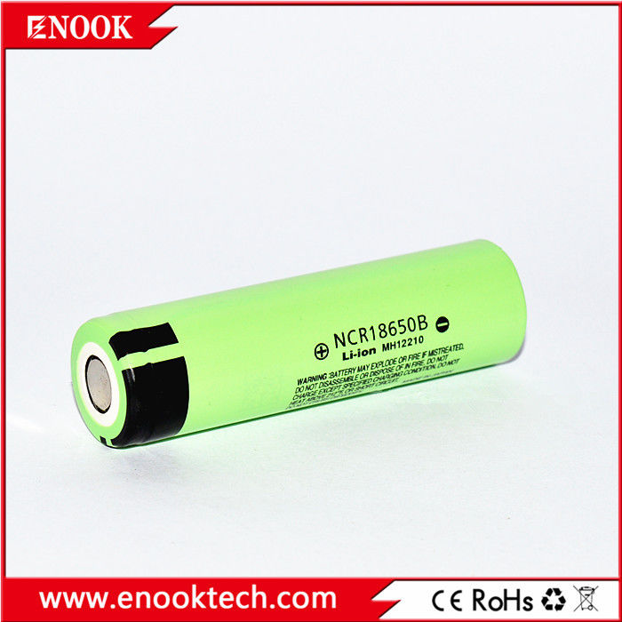 Hiệu suất lưu trữ tuyệt vời Pin Li-ion NCR18650B pin lithium 3400mah cho 18650B với 3,7v cho bộ pin