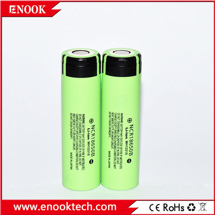 Hiệu suất lưu trữ tuyệt vời Pin Li-ion NCR18650B pin lithium 3400mah cho 18650B với 3,7v cho bộ pin
