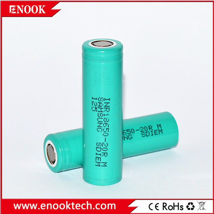 Trong kho 18650 samsung 20R 3.7v 2000mah 18650 Lithium pin Li-ion sạc cho gói pin
