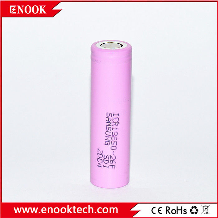 ICR18650 2200 mAh samsung-26F 3.7V pin lithium ion sạc lại với tốc độ xả cao