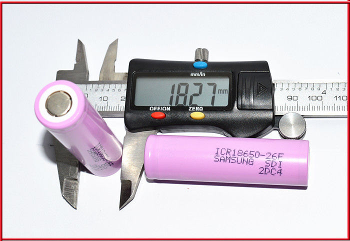 SAM ICR18650 26F 2600mAh 26JM 26J 26H 3.6V 18650 2600mAh pin lithium 510 pin dây