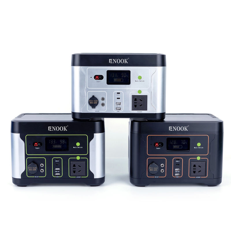 500W LiFePO4 Nhà máy điện di động ngoài trời Nhà kho điện pin cho máy tính xách tay