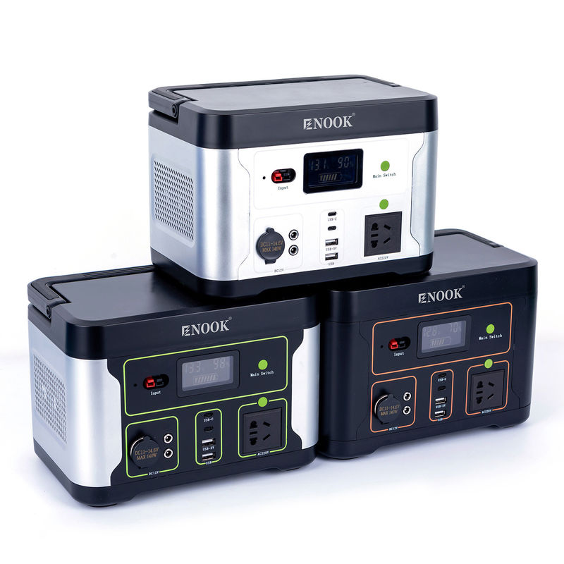 500W LiFePO4 Nhà máy điện di động ngoài trời Nhà kho điện pin cho máy tính xách tay