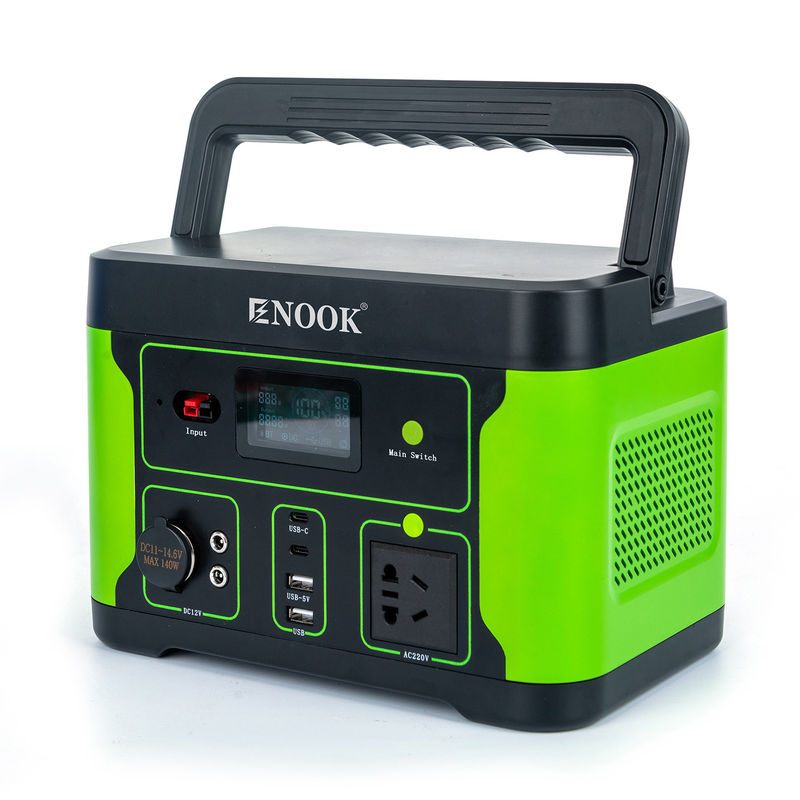 Nhà máy điện lưu trữ năng lượng ngoài trời 500W Máy phát năng lượng mặt trời di động cho cắm trại