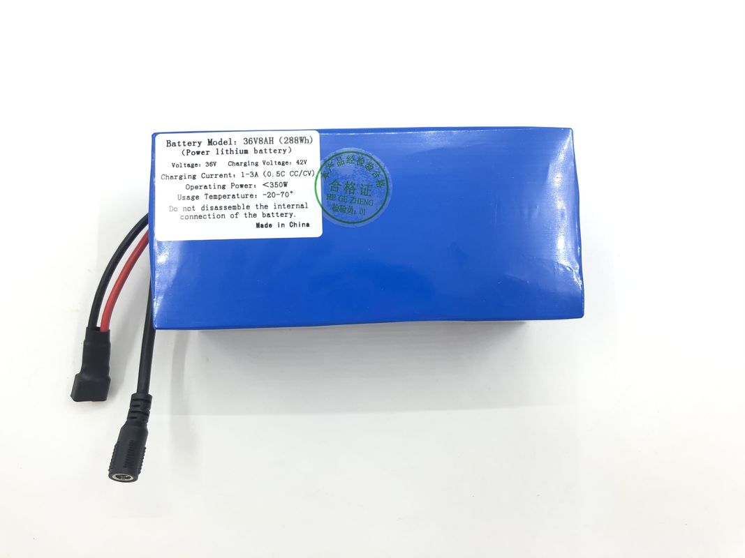 Bộ pin Lithium Ion 36V 8Ah tùy chỉnh loại xanh cho xe đạp điện