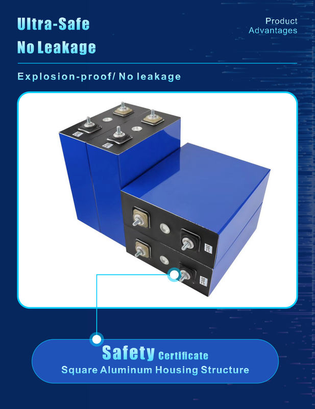 3.2V 230Ah Điện năng LifePo4 Lithium ion pin Cell cho xe điện công cụ điện