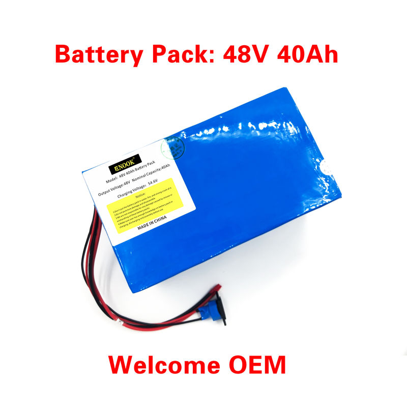 48V 40Ah 50A E Scooter pin Blue Type Lithium Ion E Bike pin với bộ sạc