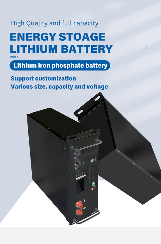 Enook pin lithium 51.2V 100ah 200ah LiFePO4 Server Rack pin với màn hình LCD cho hệ thống lưu trữ pin gia đình