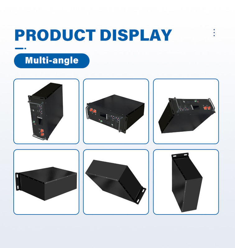 Smart BMS LiFePO4 10kwh 48V 200Ah Solar Lithium Ion Server Rack gắn pin cho hệ thống mặt trời