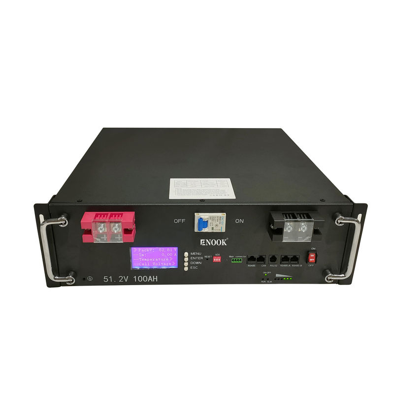 5Kw 10Kw 20 Kw Server Rack gắn pin 48V Lifepo4 Bộ pin cho hệ thống mặt trời