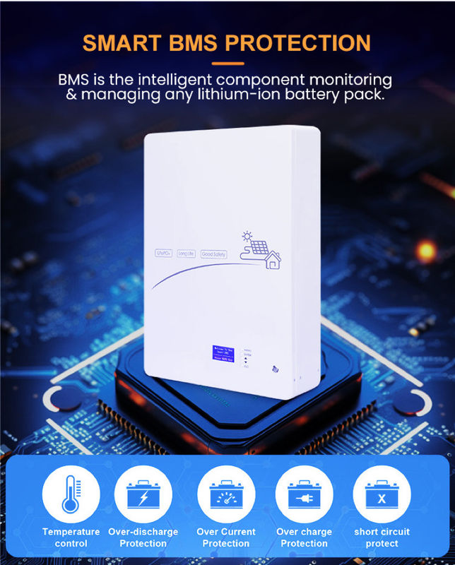 Enook Mặt trời 5KWH 10KWH LifePO4 pin lithium 24V 48V Năng lượng mặt trời 200Ah Power Wall Lifepo4 Pack