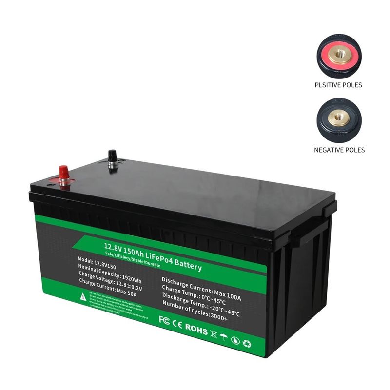 12.8v 100ah 150ah 105ah 200ah Lithium Ion Battery Pack với chức năng BMS tiên tiến