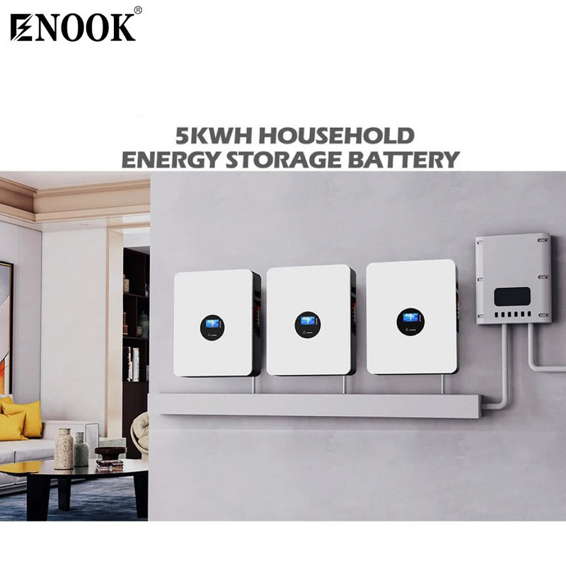 Tùy chỉnh 51.2V 100A 5.12KWh Lifepo4 Home Storage Battery với Smart BMS