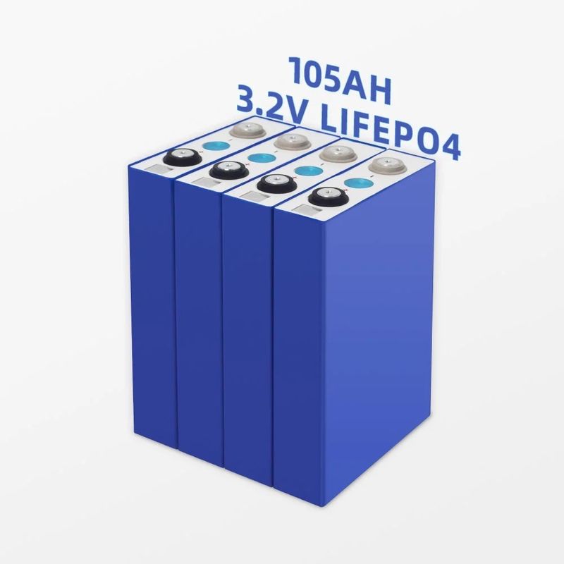 Tỷ lệ sạc-thả tiêu chuẩn 105Ah 3.2V ắc quy Lifepo4 lớp A để lưu trữ năng lượng EV