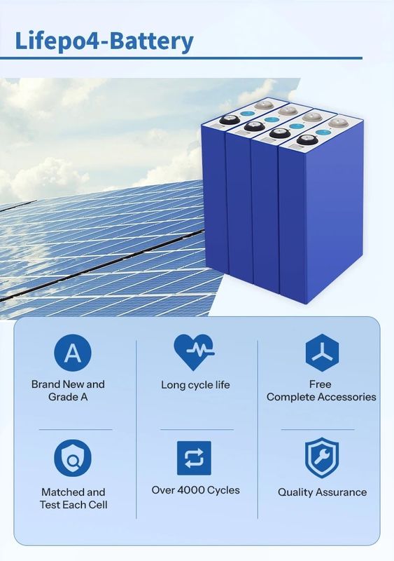 Mã QR gốc Lifep04 pin lithium ion 280ah 105ah 200ah 304ah 50ah 173ah hạng A