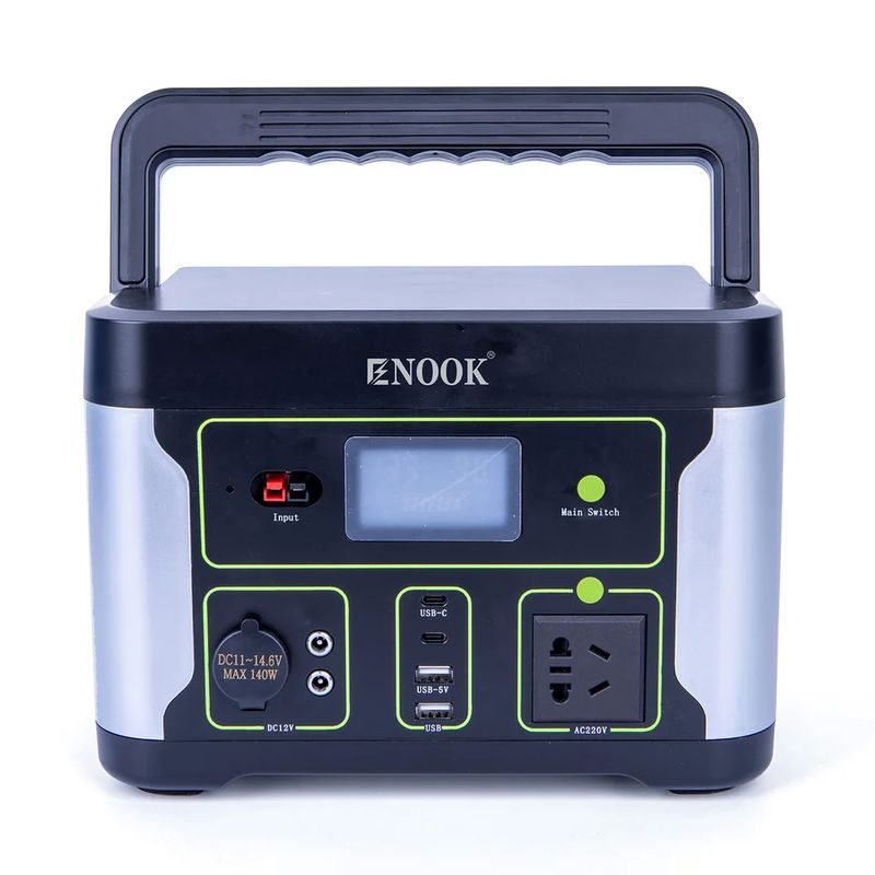 LA1000W Inverter Type 500W Trạm điện di động với tấm pin mặt trời gấp 100W