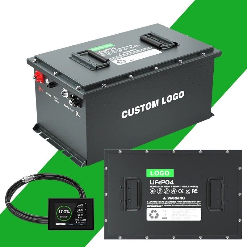IP67 pin Lithium Iron Phosphate Golf Cart Lifepo4 Lithium Ion Battery Pack 51.2v Chu kỳ sâu
