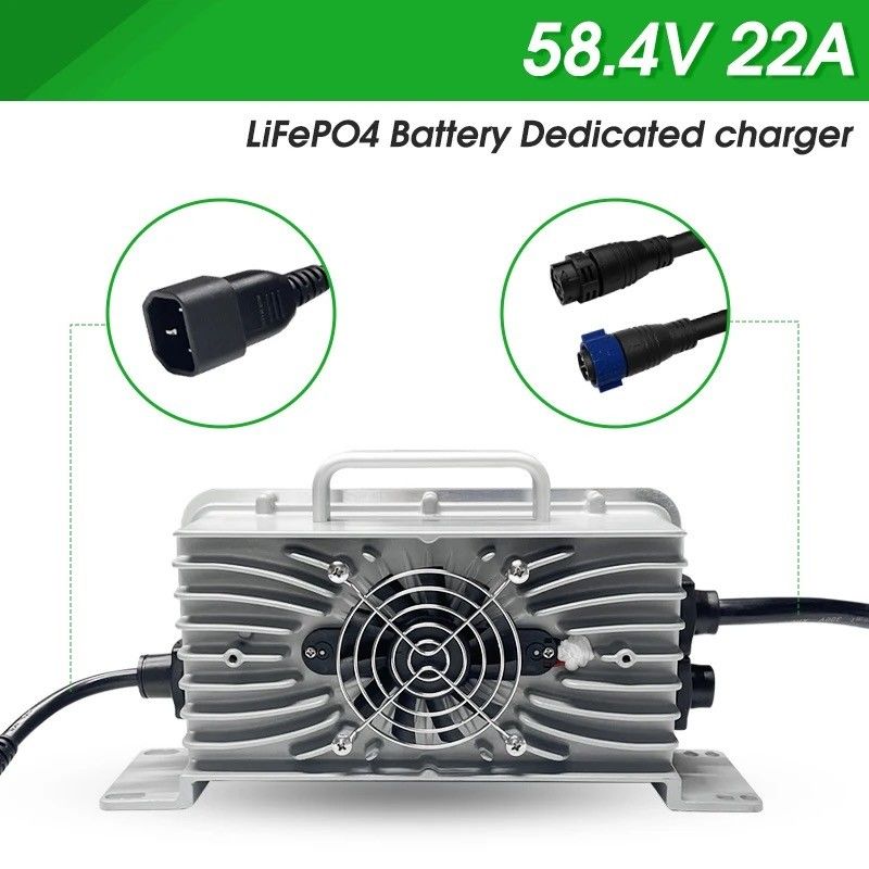 58.4V 100ah 105ah 200ah Golf Cart LiFePO4 Lithium Ion Electric Battery Pack 51.2V Deep Cycle IP64