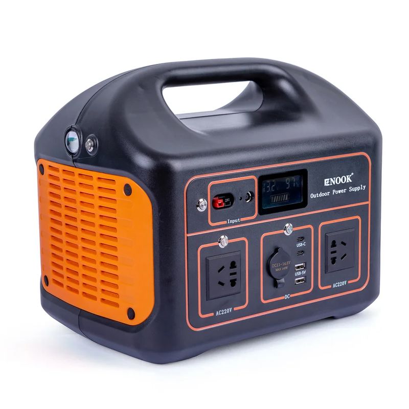 Nhà máy điện di động ngoài trời khẩn cấp 1000W sóng sinus tinh khiết với bộ điều hợp AC